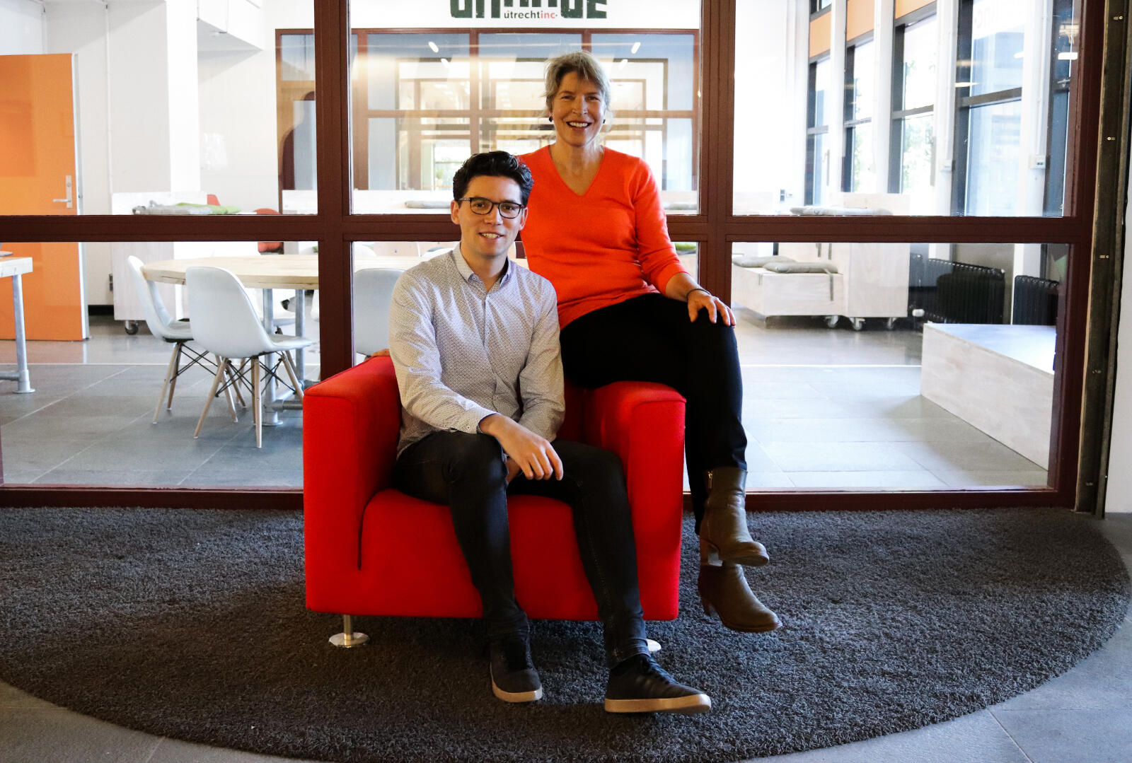 Ondernemer Freek Noz en kinderfysiotherapeut Elly van der Grift van Skully Care Ondernemer Freek Noz en kinderfysiotherapeut Elly van der Grift van Skully Care