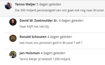 Gaat er Nederlands pensioengeld naar de EU?