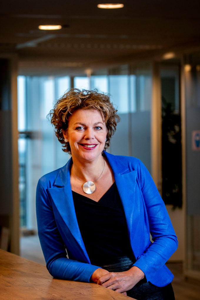 Ingrid Thijssen: ‘Ik zal wat minder vocaal zijn dan Hans (de Boer, haar voorganger; red.). Daar moet de achterban misschien een beetje aan wennen.’ Ingrid Thijssen: ‘Ik zal wat minder vocaal zijn dan Hans (de Boer, haar voorganger; red.). Daar moet de achterban misschien een beetje aan wennen.’