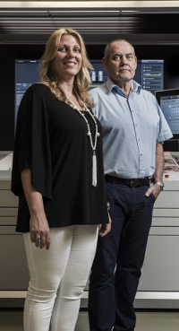 Wil en Sandra Pfeiffer, drukwerk Prinsjesdag